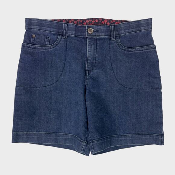 Lee Sinfully Soft Womens Blue Denim Shorts Size 12 - Picture 1 of 8